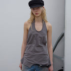 LCDC TM SUMMER HALTER TOP (DARK GREY)