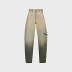 YCH CUT-OUT LUREX-DETAILED JEANS BROWN (F24DB7071BR)