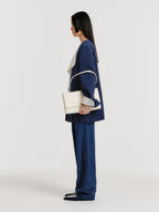 EENK YERIDA One-Button Jacket - Navy Stripe