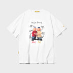 MAINBOOTH [Pat and Mat] QnA T-shirt (white)