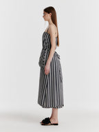 EENK YADGET Side-button Sleeveless Dress - Black