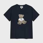 MARITHÉ+FRANҪOIS GIRBAUD W DOODLE BEAR TEE navy