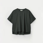 UMARMUNG Embroidery Oversized Crop T Shirts_Forest