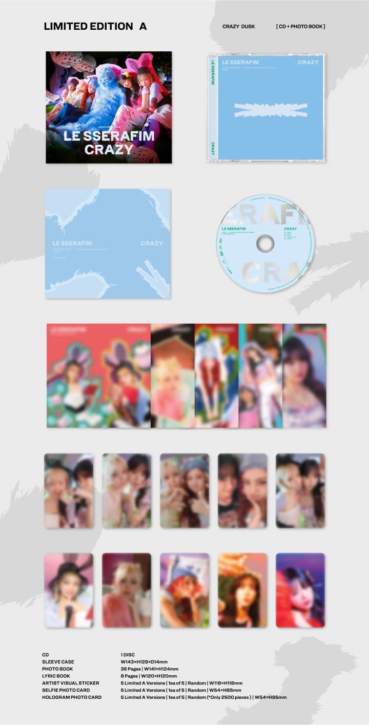 JAPAN 3rd Single 'CRAZY' Limited Edition A detail 2