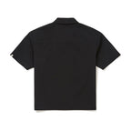 SNOWPEAK APPAREL Root Women's Semi Crop Pocket Short Sleeve Shirt Black (S24MWRSH61)