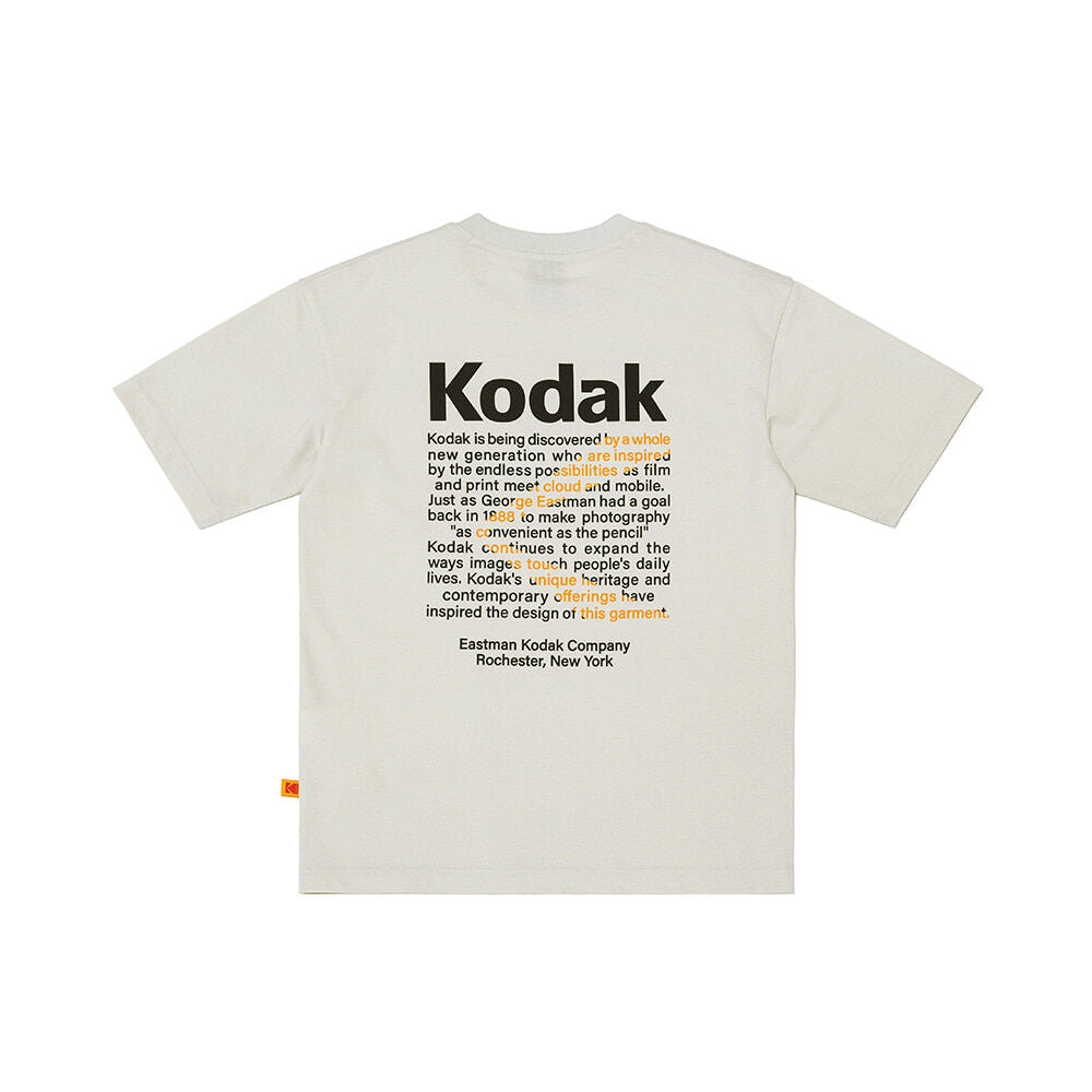 KODAK APPAREL K Aero Cool Short Sleeve T-Shirt IVORY
