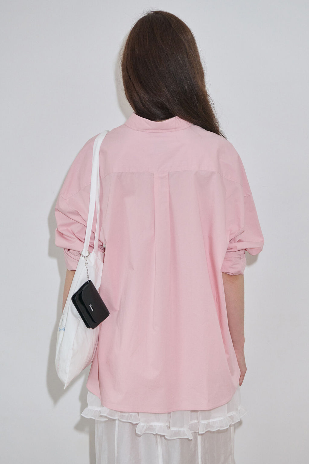 SINOON Basic Over Fit Shirt (Pink)