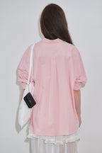 SINOON Basic Over Fit Shirt (Pink)