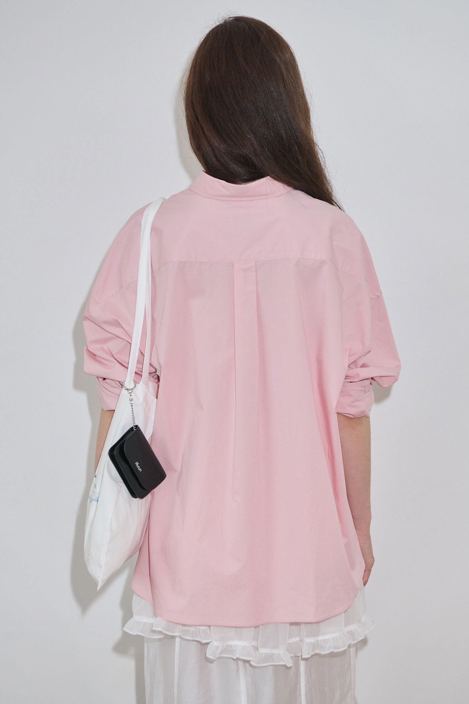 SINOON Basic Over Fit Shirt (Pink)