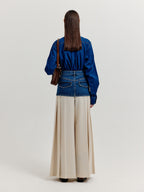 EENK EENK Shirt with Skirt Belt - Denim Blue
