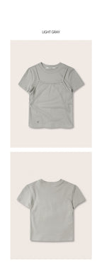 VIVACIOUS Tinker Bell Short Sleeve CHARCOAL