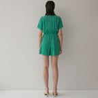 FAYRI Santorini Kiss Cupra Jumpsuit (Truly Green)