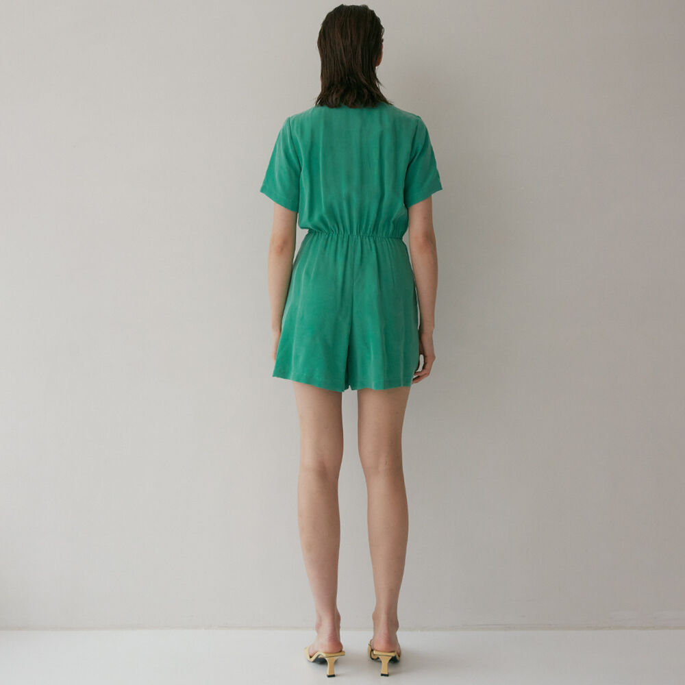 FAYRI Santorini Kiss Cupra Jumpsuit (Truly Green)