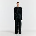 EENK [Kim Na-young wearing] YOHO Turn-up Pants - Black