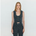 EENK EENK WENA U-Neck Mini Vest - Navy/Ivory Multi