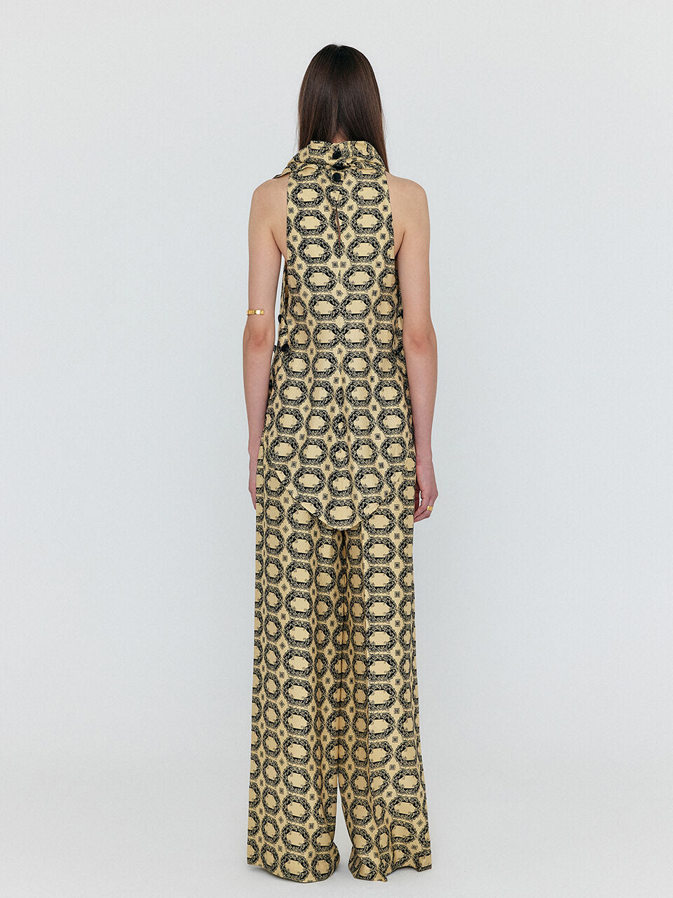 EENK EENK WENEZ Wide Pants - Beige Multi