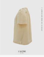 L'AUTRE DE MIN [Add color] Lautre Jane Puff Butter Blouse