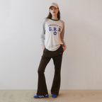 GREENBUTTER Raglan Sleeve Cookie T-shirt (Green/Blue)