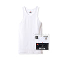 HANES BP Rib Tank Top White