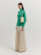 EENK EENK XEPORA Separable Sleeveless Ribbed Top - Green