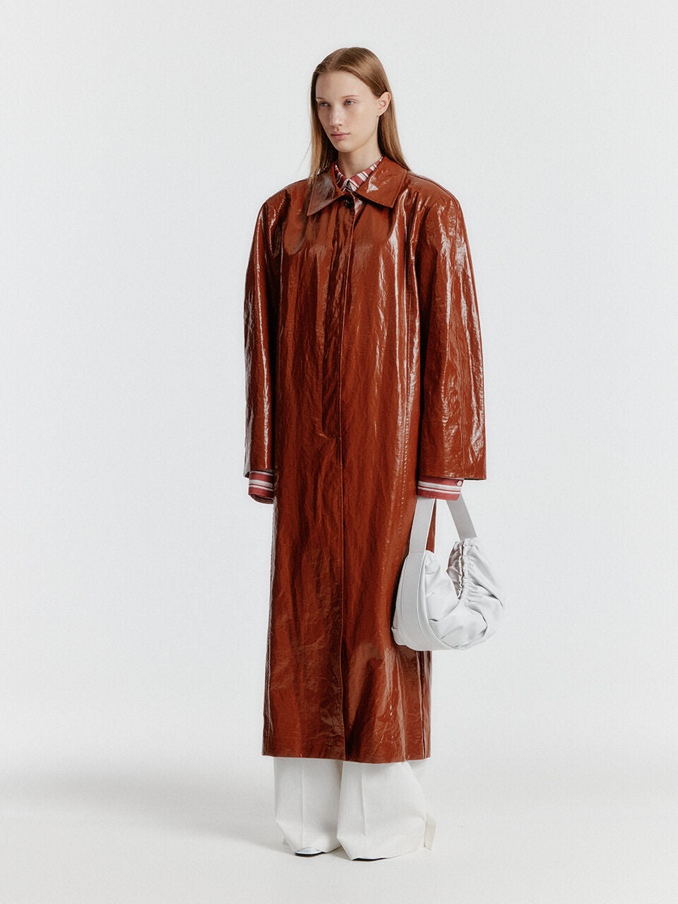 EENK YELLISA Single-breasted Coat - Brown