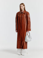 EENK YELLISA Single-breasted Coat - Brown