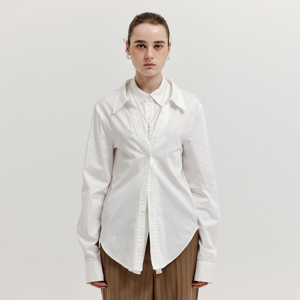 EENK EENK Shirt Layered - White