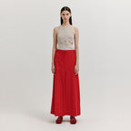 EENK EENK Tucked Maxi Skirt - Red