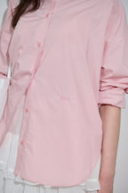 SINOON Basic Over Fit Shirt (Pink)