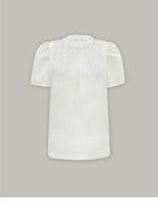 L'AUTRE DE MIN [Add color] Lautre Jane Puff White Blouse