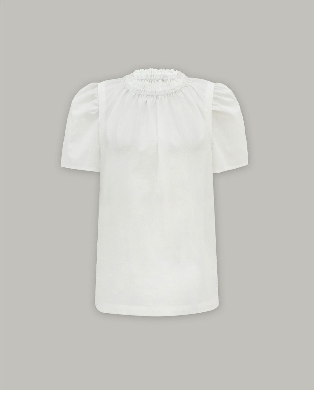 L'AUTRE DE MIN [Add color] Lautre Jane Puff White Blouse