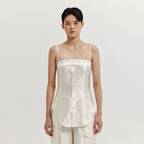 EENK EENK XIVIA Sleeveless Buttoned Top - Ivory