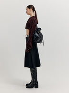 EENK EENK XILI Cable Knit Crop Cardigan - Brown