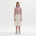 EENK EENK Floral-Print Mockneck Top - Pink Multi