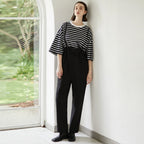 ariff low overall pants_BLACK