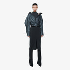 YCH LAYERED TROUSERS GREY (F24PT4091GY)