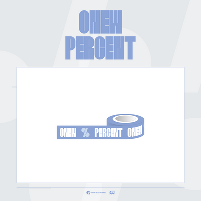 * Resale * ONEW POP-UP [%PERCENT] in Taiwan - MD 04. Masking Tape (MASKING TAPE)