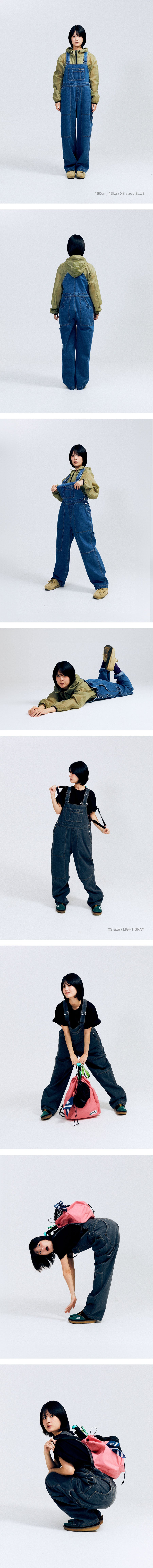 OUTDOOR PRODUCTS OUTDOOR PRODUCTS Denim Overalls Light Gray