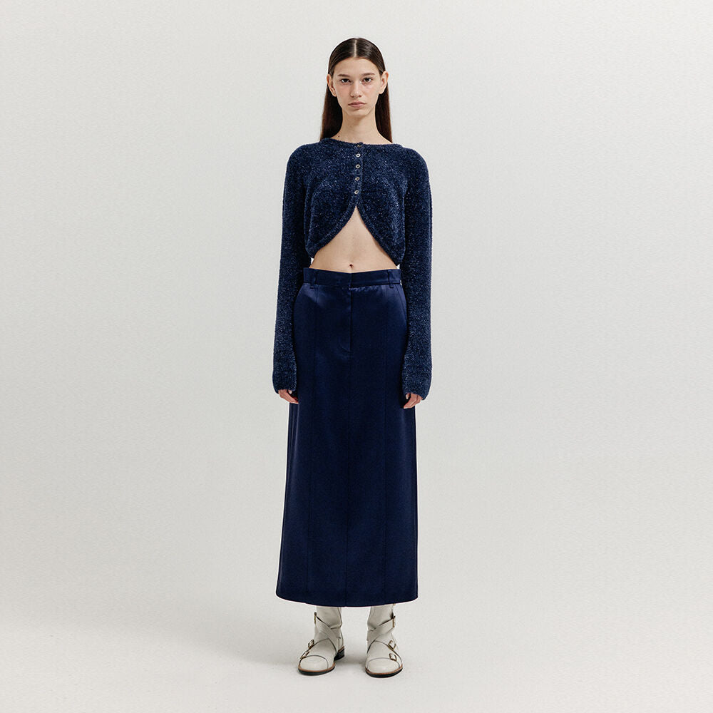 EENK EENK Skirt Textured Long - Navy