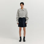 EENK EENK Waistband Layered Mini Skirt - Black