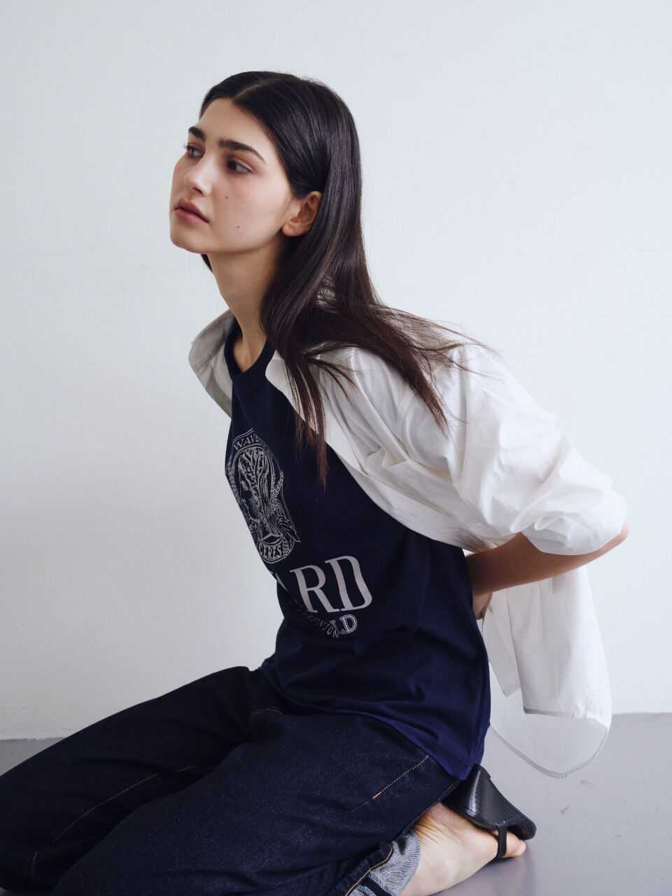 WAVE UNION Toward T-shirt Navy