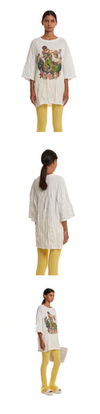 Trunk Project Crinkled T-shirt_White