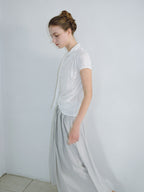 OVBEIGE SHEER TIE NECK T-SHIRTS_IVORY_OF2C2XTS02IVY