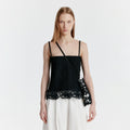 EENK YESICA Embroidery Lace Top - Black