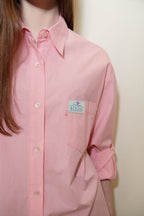 SINOON Classic Cotton Shirt (Light Pink)