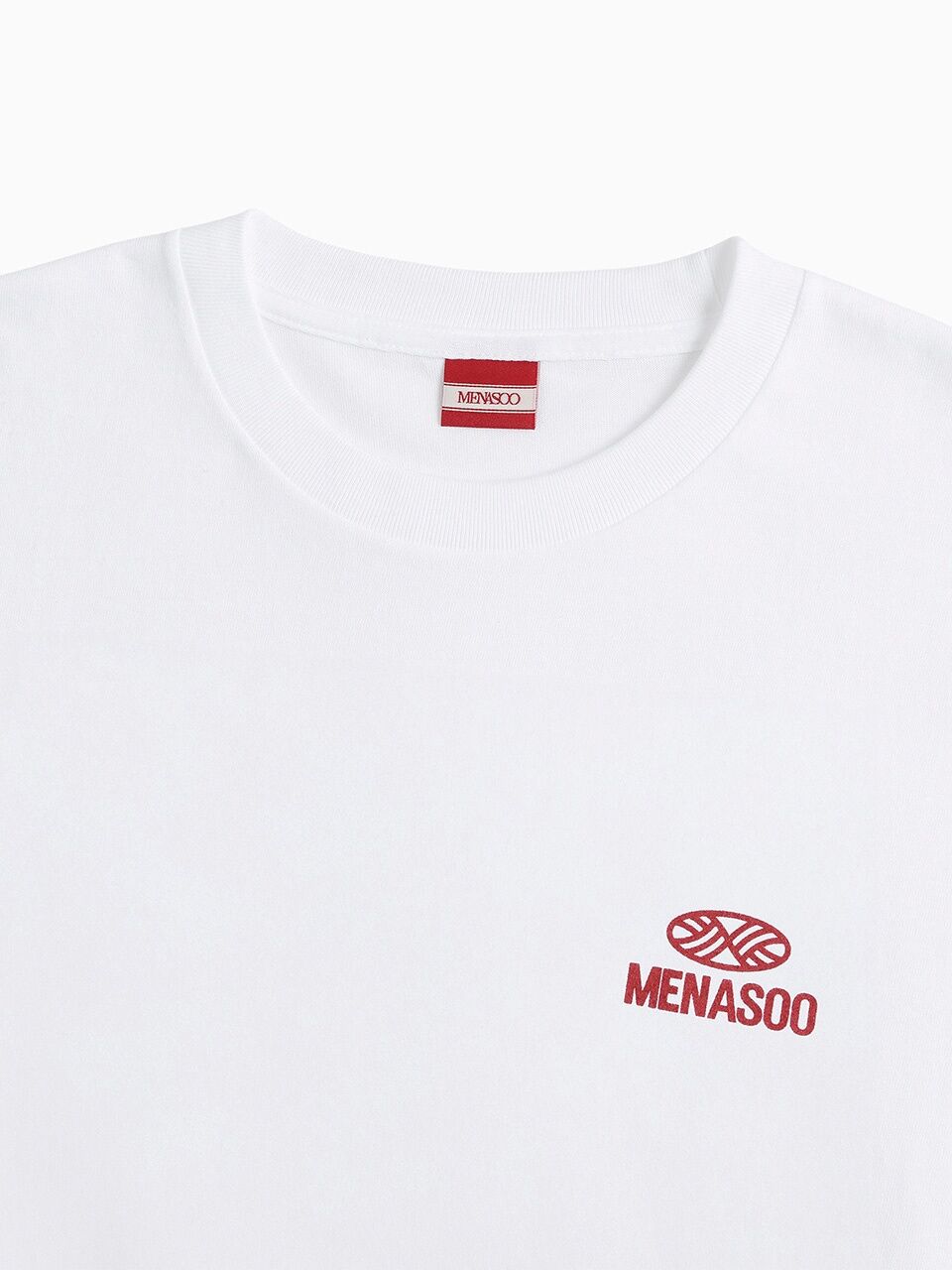 MENASOO Wave Hearttrack Graphic T Shirt_White