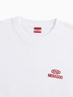 MENASOO Wave Hearttrack Graphic T Shirt_White