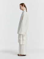 EENK YET Triple Layered Long Skirt - Ivory