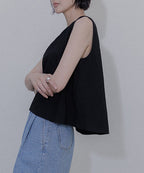 MEMUA Marsh sleeveless blouse (black)