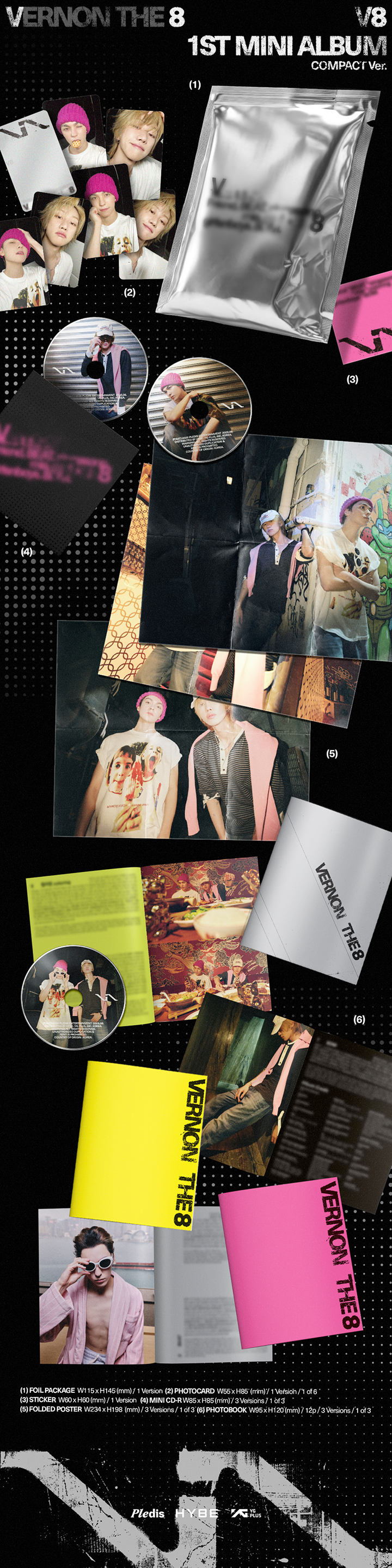 V8 1st Mini Album 'V8' Compact Ver. detail 2